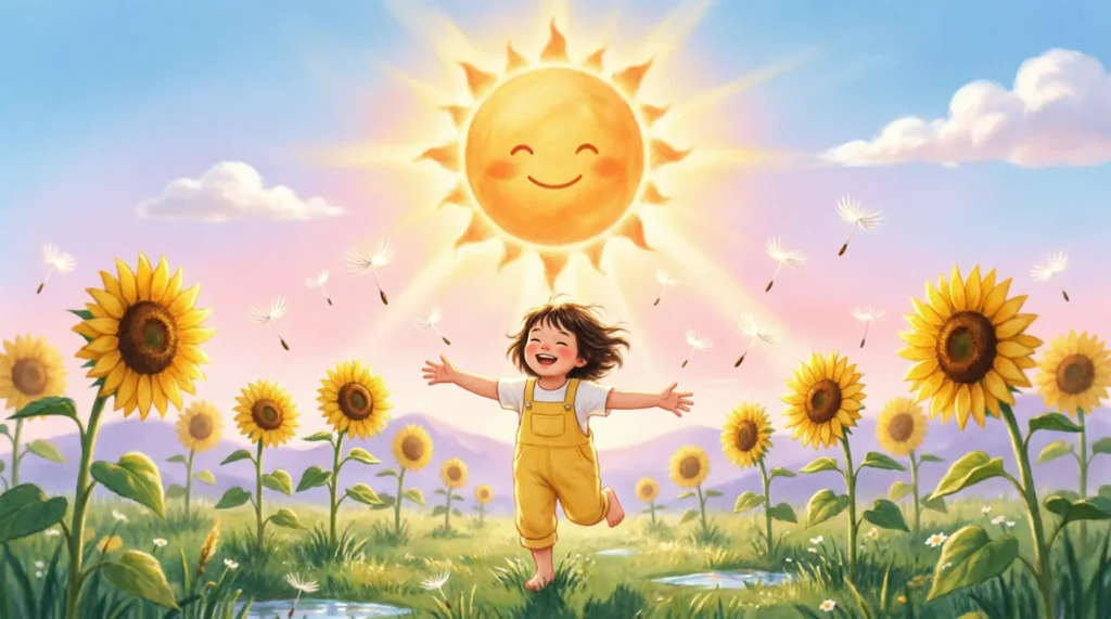 what are some similes for happy