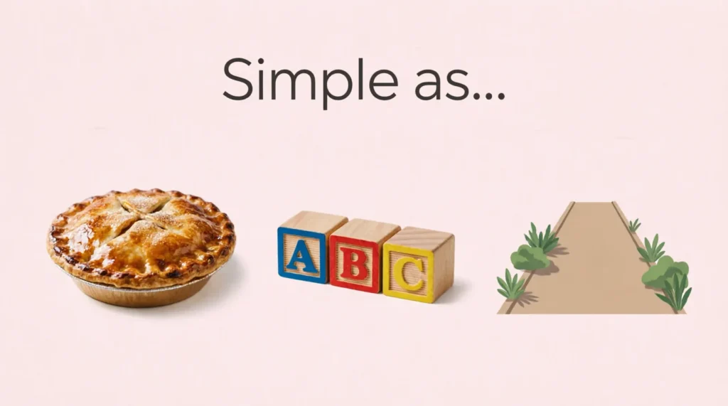 similes for simple