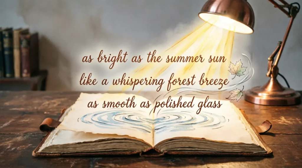 similes for descriptive writing