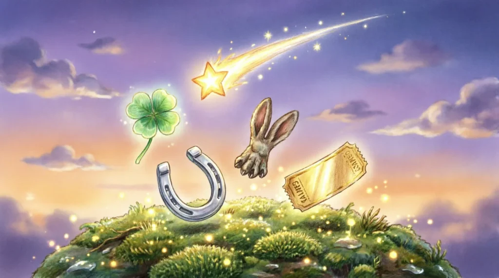 similes for lucky