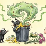 similes for smelling bad