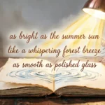 similes for descriptive writing