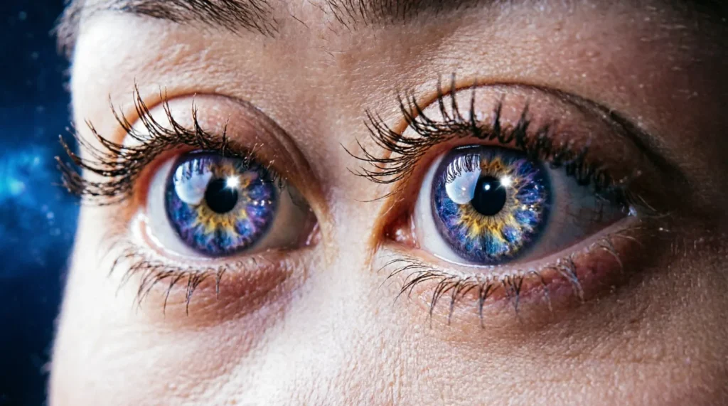 similes for beautiful eyes