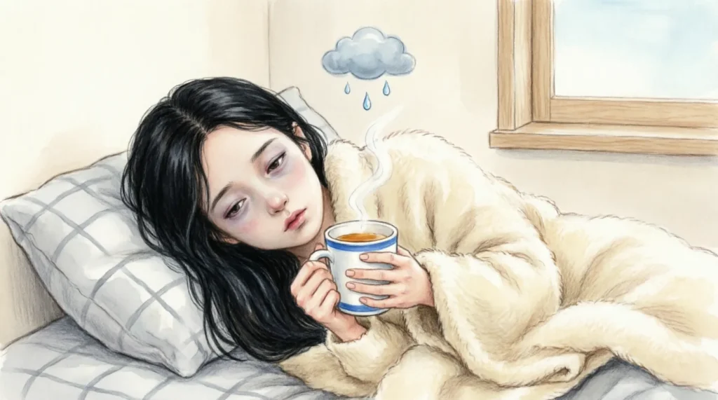 similes for feeling sick