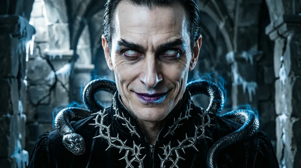 similes for evil characters