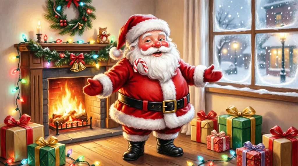 similes for santa