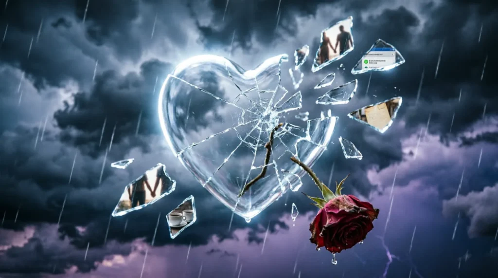 similes for heartbreak