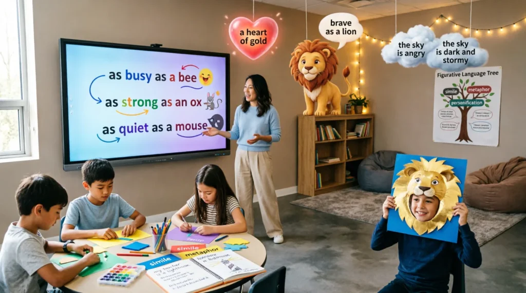 activities for similes and metaphors