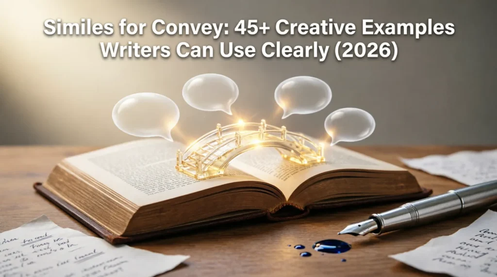 similes for convey