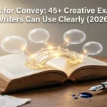 similes for convey