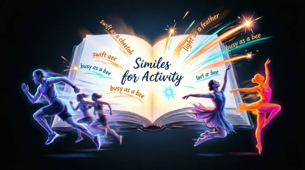 similes for activity