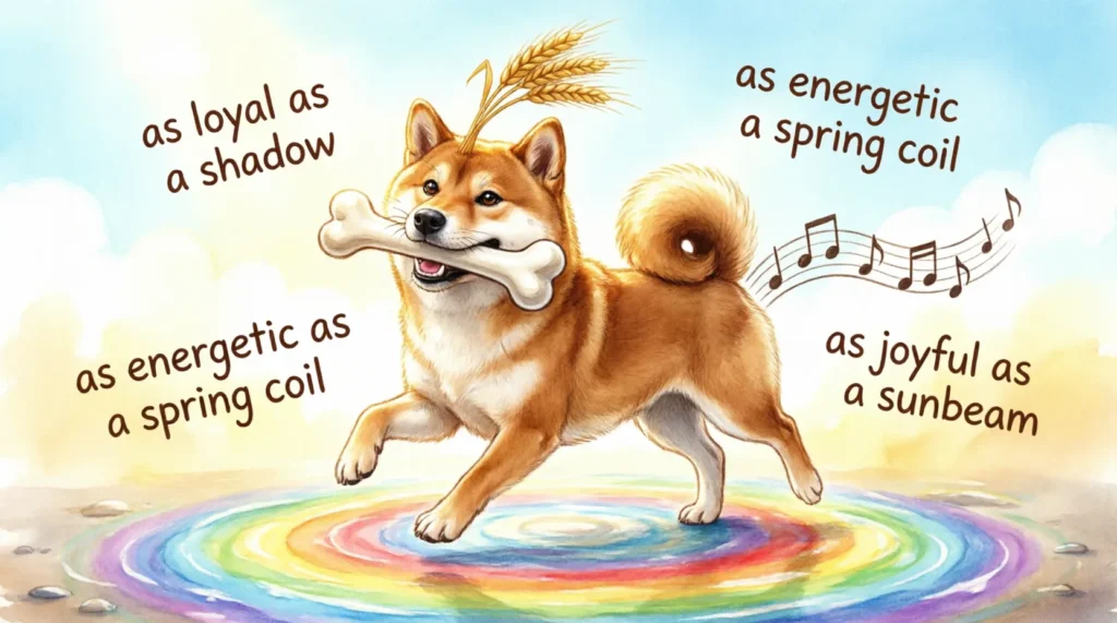 similes for dog