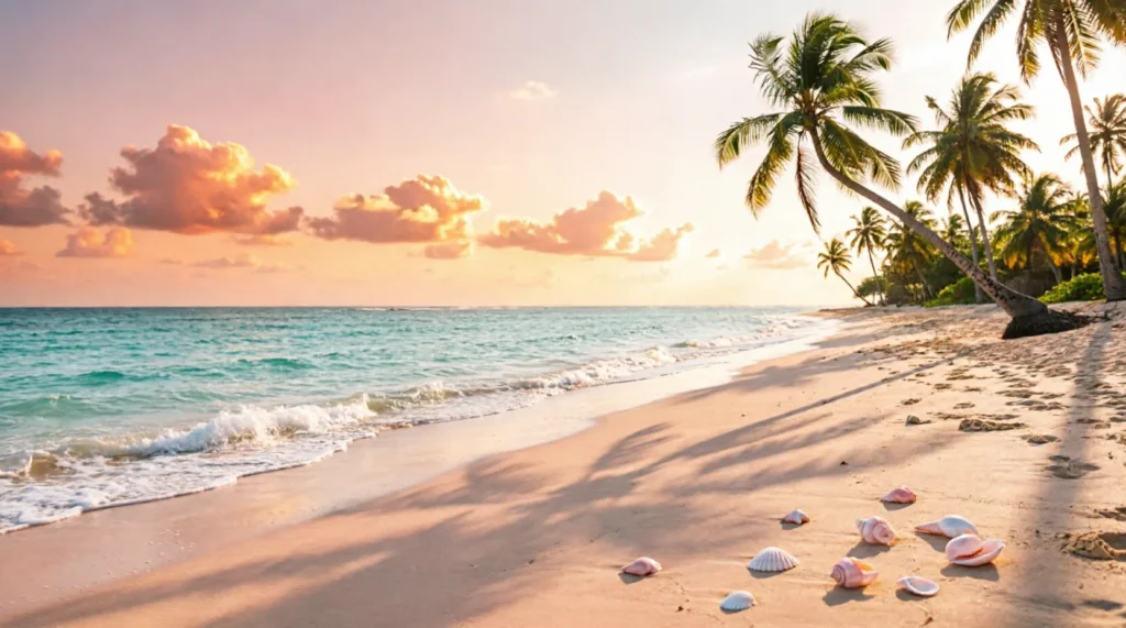 similes for a beach