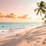 similes for a beach
