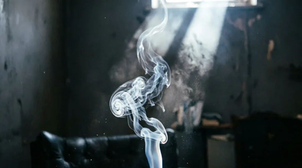 similes for smoke