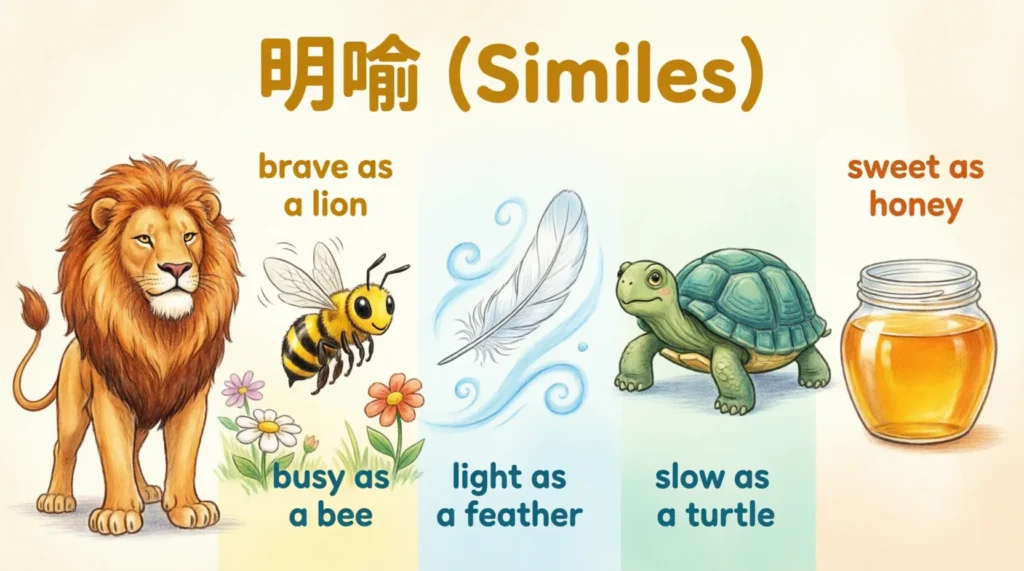 similes for grade 5