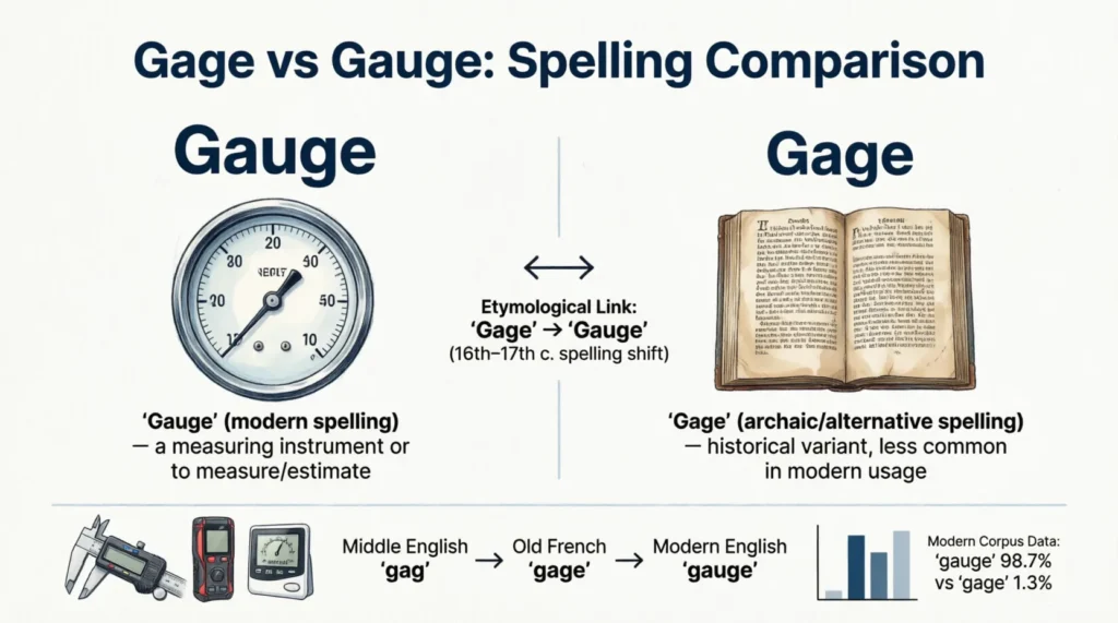 gage vs gauge