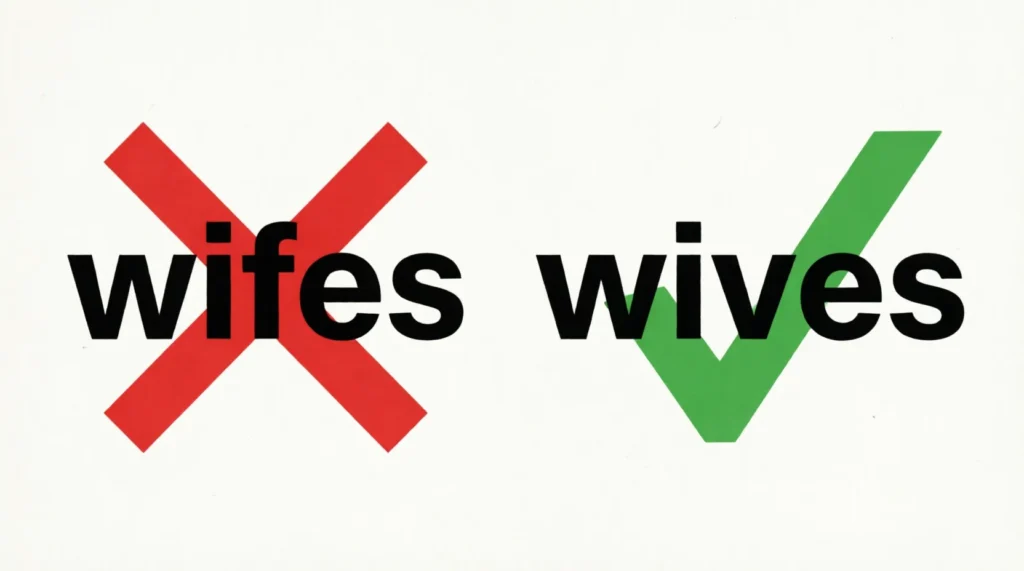 wifes vs wives