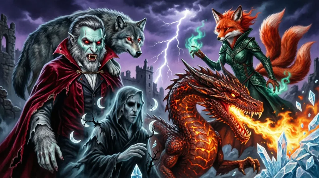 similes for monsters
