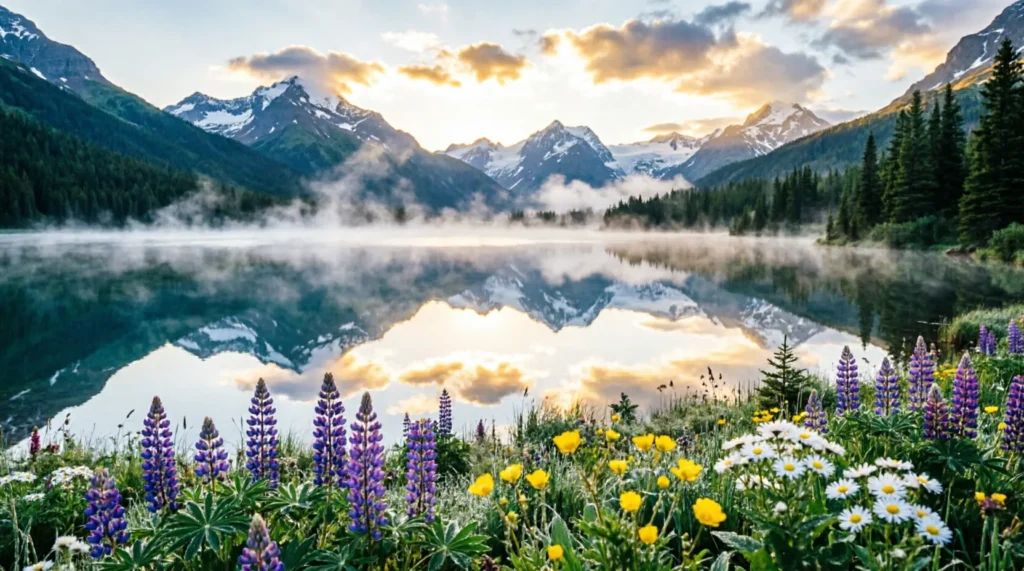 similes for beautiful places