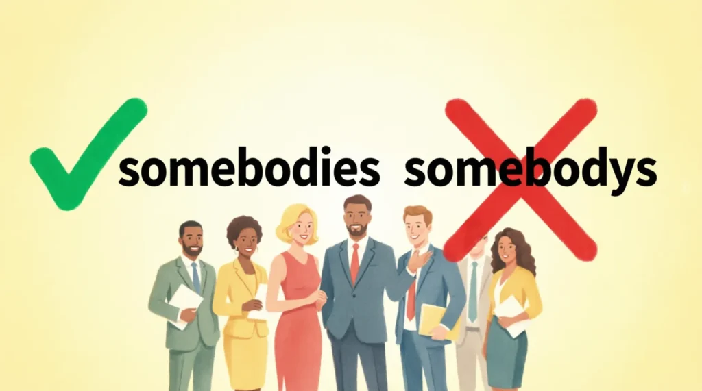 somebodies vs somebodys